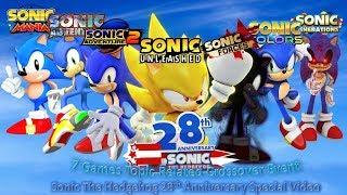 Sonic The Hedgehog 28th Birthday Special Event (Ultimate Crossover!) (1080p60fps)