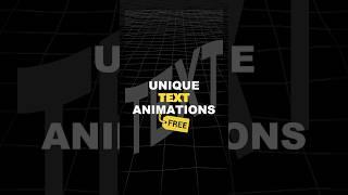 Unique text animations for free! #editing #shorts #text