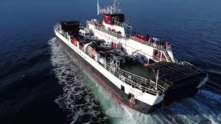 CalMac Ferry Drone chase