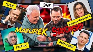 MAZUREK & STANOWSKI #34 - TUSK I GRANICA Z ROSJĄ, KIDAWA DZIELI POLSKĘ, MEJZA ŚPIEWA Z POPKIEM