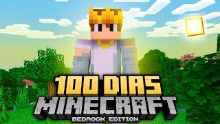 Sobrevivi 100 Dias No Minecraft Bedrock