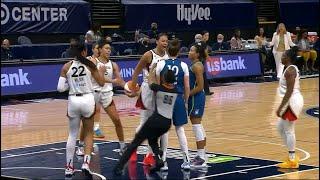 Liz Cambage Receives Technical, Taunts Opponent Later But Officials Don't Have Guts To Kick Her Out.