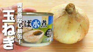 【玉ねぎの簡単レシピ】鯖缶と合わせて炒めるだけ！うますぎる