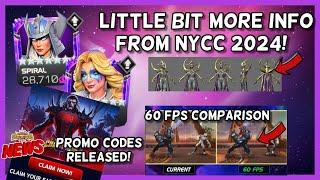 Promo Codes 1st Wave Released | More on Isophyne and More From NYCC 2024 | 60FPS Comparison [MCN]