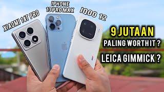 Adu Performa Perbandingan Xiaomi 14T Pro & IQOO 12 & iPhone 13 Pro Max Snapdragon Paling Worth it ?