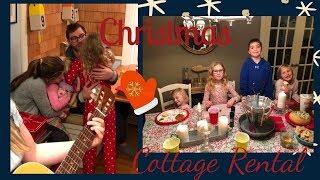 Vlogmas! Family Christmas Cottage Rental Tour