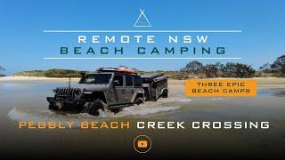 BEST Beach Camping in NSW! Pebbly Beach Campground, Red Cliff and Sandon River.