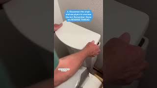 How to fix a shaky or broken toilet handle. So easy. Love, Dad