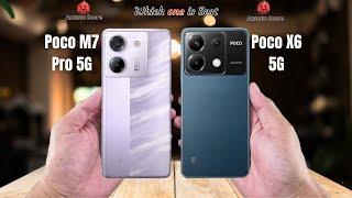 Poco M7 Pro 5G vs Poco X6 5G  Full comparison Which one is Best