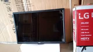 Original LG frameless 26 inches LED tv with a free TV guide adapter.