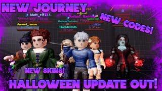 [NEW CODES] HALLOWEEN UPDATE IS OUT | NEW SKINS | NEW MAP & MORE | NEW JOURNEY!!