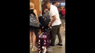 [Fancam] 130701 Kwon Young Deuk checking in at Singapore Changi Airport