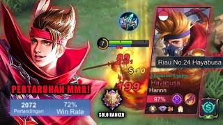 SOLO RANK DETIK DETIK MYTHICAL GLORY 1100! MATCH PERTARUNGAN GLOBAL MMR! | TOP GLOBAL CLAUDE - MLBB