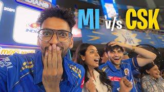 MI vs CSK Live From Wankhede Stadium | Vlog 74