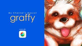 Painting in Medibang Paintg gRAFpx TV Mascot