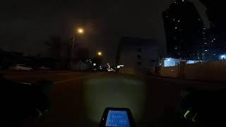 Bike Ride through Moscow | evening Live Stream Bicycle Commute | 2025-02-06 #gopro