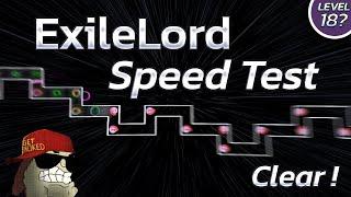 I summoned my inner Acai for this!! ADOFAI Custom Exilelord-Speed Test 100% Clear [Level by Lucanos]