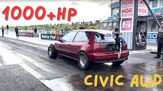 1000+HP  Civic AWD DJP Motorsport @DOORSLAMMERS