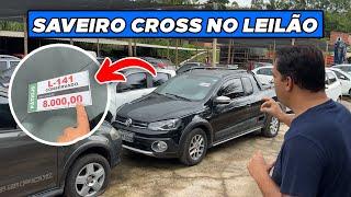 SAVEIRO CROSS E STRADA NO LEILÃO A PARTIR DE 8 MIL REAIS