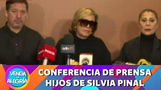 Hijos de Silvia Pinal en conferencia de prensa | Programa 29 nov 2024 PARTE 2 | Venga la Alegría