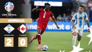 Copa América 2024 | Argentina 2-0 Canadá | Semifinal