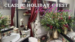 *NEW* 2024 FESTIVE BATHROOM|| HOW TO TRANSFORM YOUR BATHROOM WITH THESE STUNNING CHRISTMAS DECOR