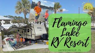 Flamingo Lake RV Resort, Jacksonville Florida - Campground Tour