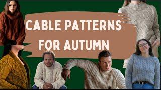  Cable Knit Sweaters for Fall  Creabea Knitting Podcast