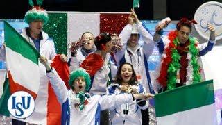 Hilarious Team Italy at ISU World Team Trophy 2012