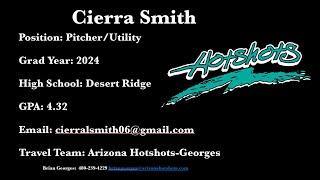 Cierra Smith 2024 Pitcher/Utility (Hitting/Utility Video)