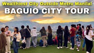 Baguio City Tour 2024 | Richest City Outside Metro Manila! | Session Road & SM Mall - Philippines