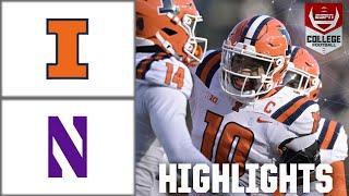 Illinois Fighting Illini vs. Northwestern Wildcats | Full Game Highlights | ESPN College Football