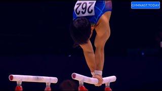 Top 3 in Men's Parallel Bars Final - 2022 Liverpool 51st Gymnastics World Championships