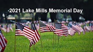 2021 Lake Mills Memorial Day Ceremony