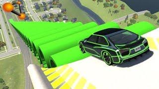 BeamNG.drive - Giant Pipes High Speed #2