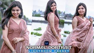 Normal Portrait lightroom preset | How to edit lightroom preset | mallu editographer |