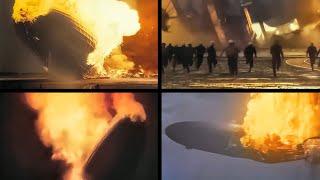 Hindenburg Disaster - 4 Different Rare Angles // HD Colorization