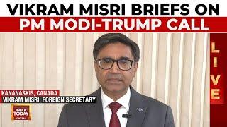 Foreign Secy Misri: PM Modi Discusses Operation Sindoor, Terrorism With Trump On 35-Minute Call