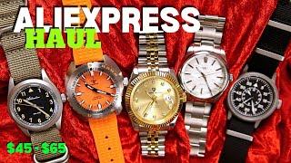 ALIEXPRESS HAUL Super Budget WATCH Collection | $45 - $65 | Bargains Found