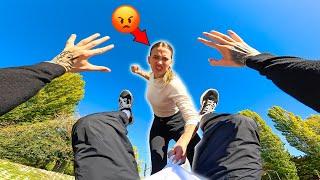 ESCAPING ANGRY GIRLFRIEND ! (Epic Parkour Chase POV)