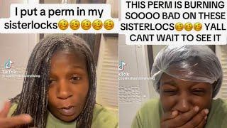 She Permed Her Sisterlocks And Went Viral On TikTok