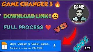 How To Download Game Changer 5 V3 Game Changer 5 Launch Game Changer 5 Download Link  #cricketgame