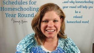 Schedule for Year Round Homeschooling