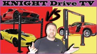 4 post lift vs 2 post | Automotive lifts compared