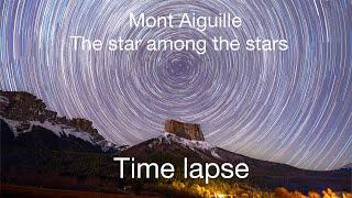 Circumpolar time lapse Mont Aiguille Vercors 4K