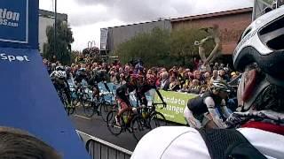 Tour of Britain riders leave Stoke-on-Trent