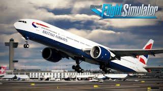 INSANE Realism - RTX4090 | BA178 New York - London | PMDG 777-300ER | Full Flight Review