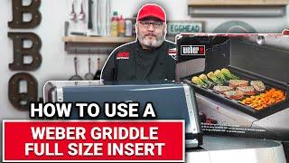 How To Use A Weber Griddle Full Size Insert - Ace Hardware