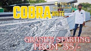 Cobra White | Krishnagiri Granite factory | Tamil | Price list | Tile and slab | Krishnagiri Granite