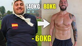 DA OBESO A PALESTRATO | -60KG | TRASFORMAZIONE FISICA ALLUCINANTE !!!